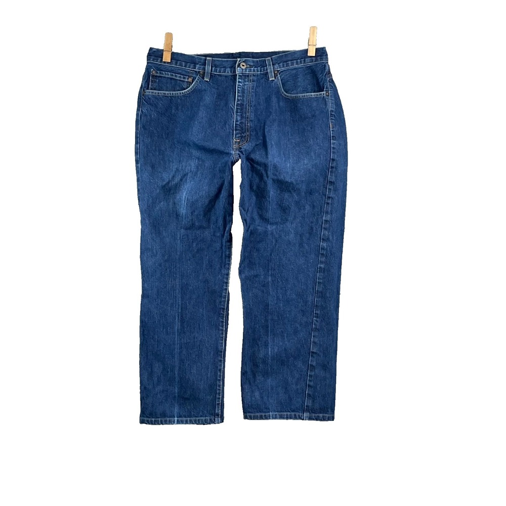 Ralph Lauren Polo Jeans Co Classic Relaxed Mens 36x25.5* Dark Wash Denim Baggy